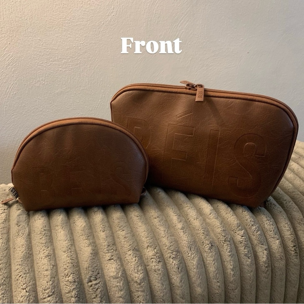 BEIS The Cosmetic Pouch Set in Maple - Picture 3 of 6